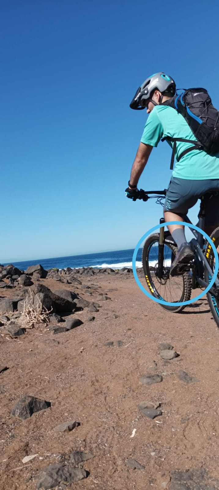 Error colocación del pie en el pedal